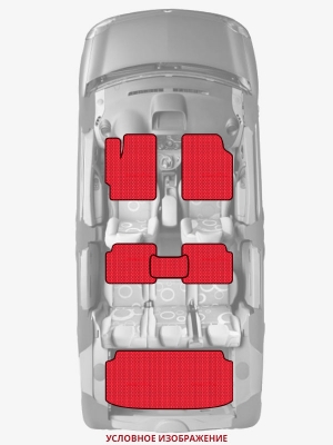 ЭВА коврики «Queen Lux» комплект для Chevrolet Cruze Hatchback