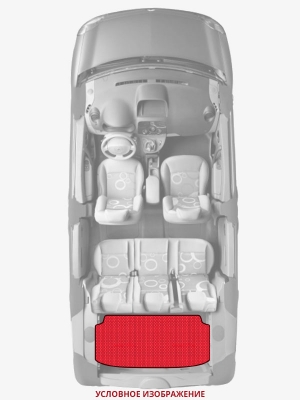 ЭВА коврики «Queen Lux» багажник для Honda Prelude (SN)